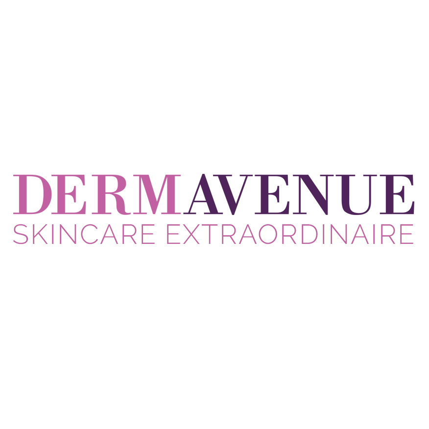 hilton design, dermavenue.com logo and branding design